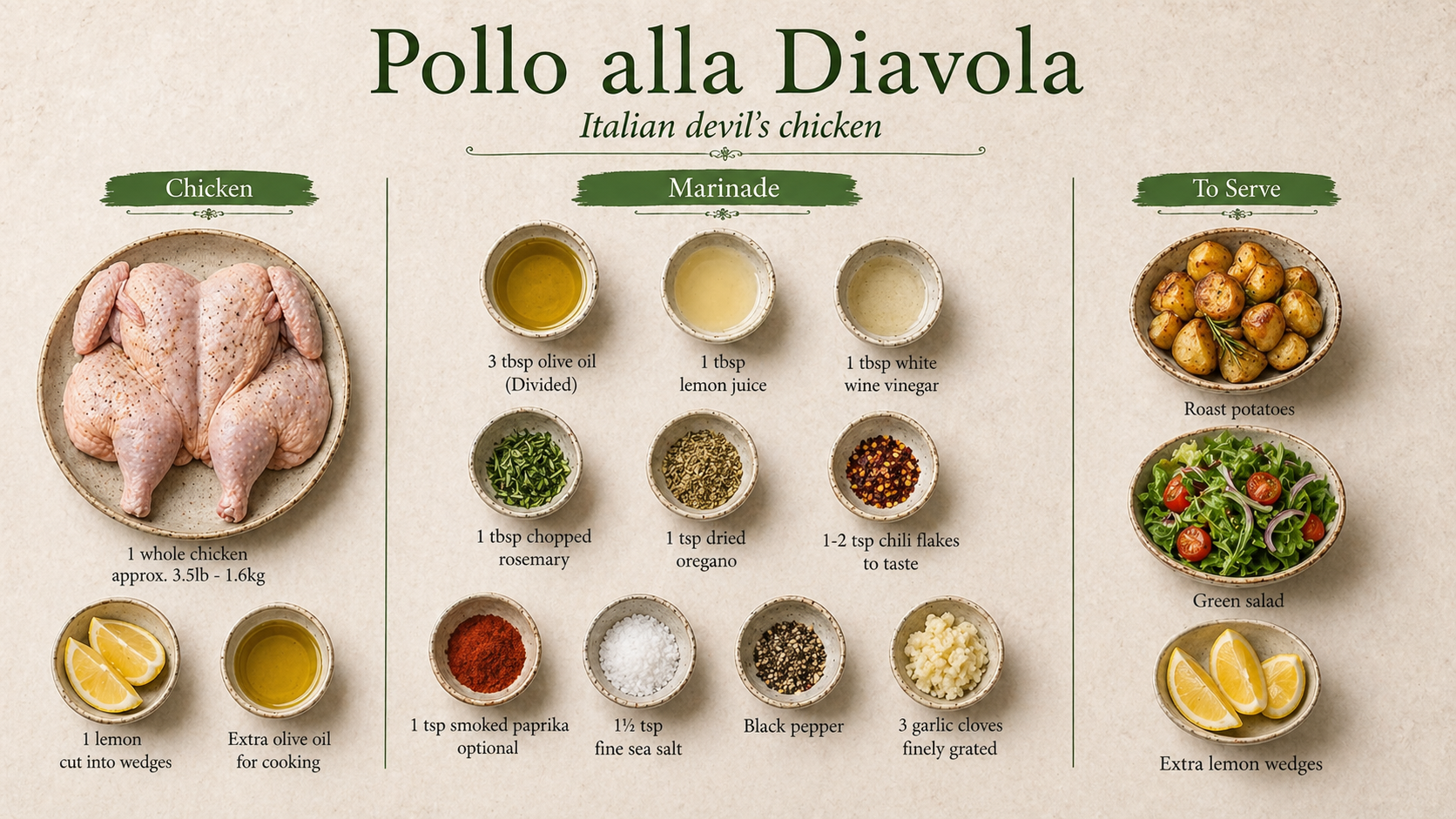 Italian Devil's Chicken - Easy Meals with Video Recipes by Chef